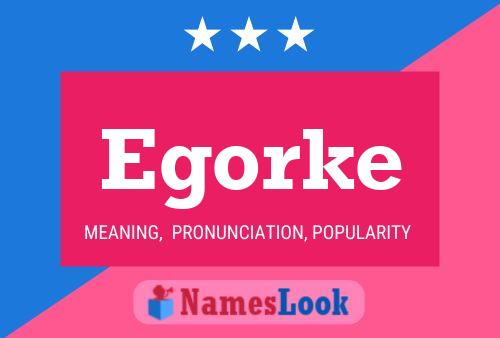 Egorke Name Poster