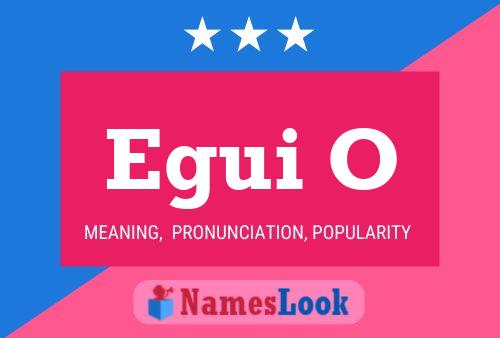 Egui O Name Poster