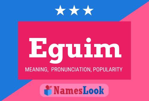 Eguim Name Poster