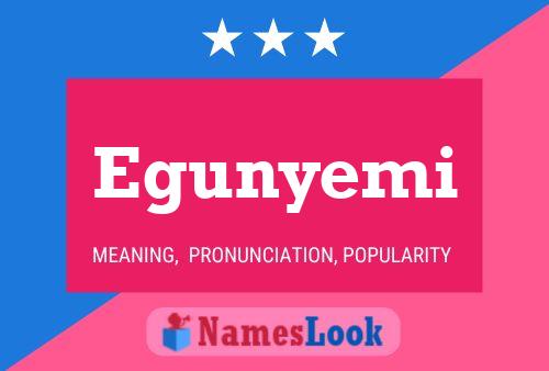 Egunyemi Name Poster