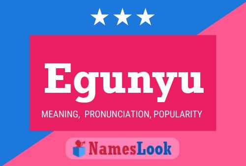 Egunyu Name Poster