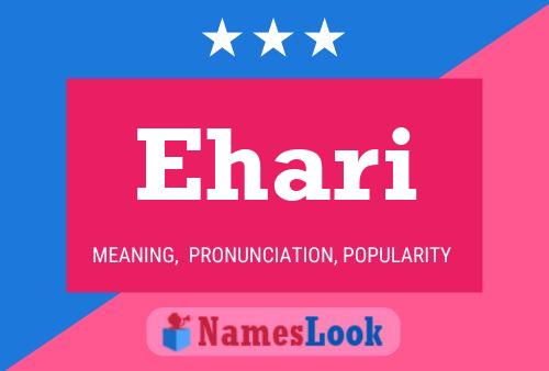 Ehari Name Poster