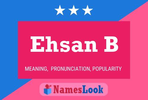 Ehsan B Name Poster