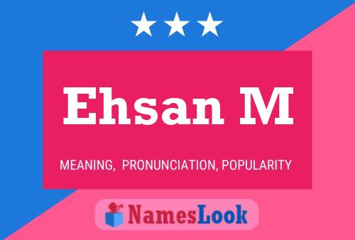 Ehsan M Name Poster