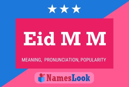 Eid M M Name Poster