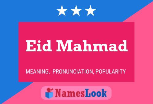 Eid Mahmad Name Poster