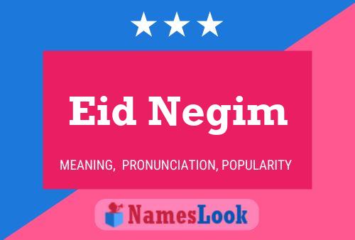 Eid Negim Name Poster