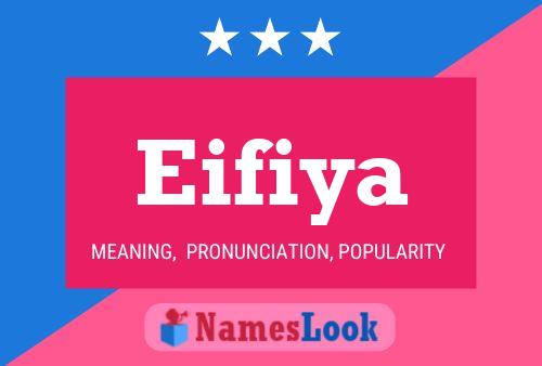 Eifiya Name Poster