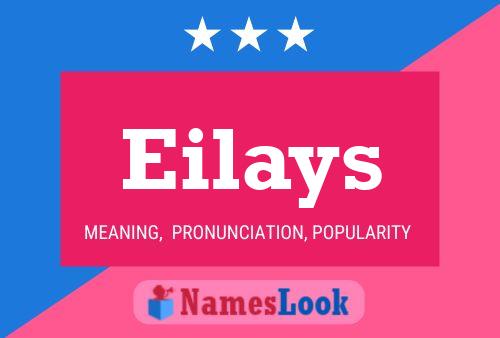 Eilays Name Poster