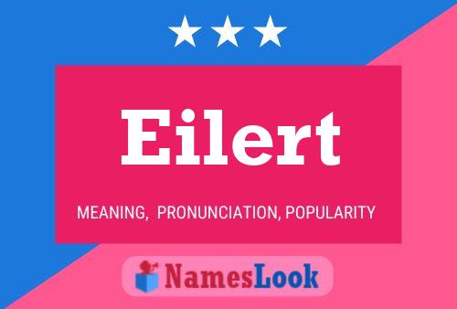 Eilert Name Poster