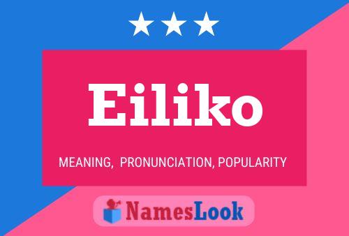 Eiliko Name Poster