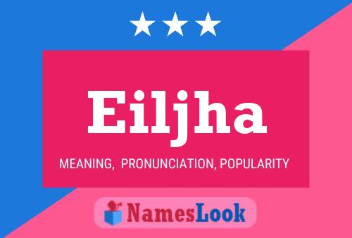 Eiljha Name Poster