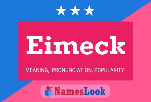 Eimeck Name Poster