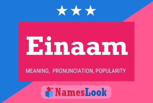 Einaam Name Poster