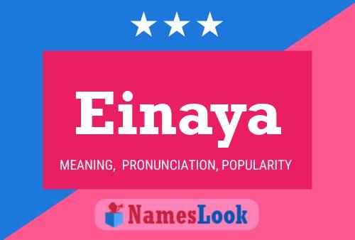 Einaya Name Poster