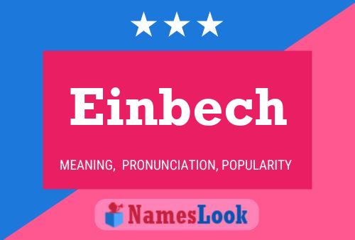 Einbech Name Poster