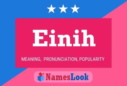 Einih Name Poster