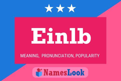 Einlb Name Poster