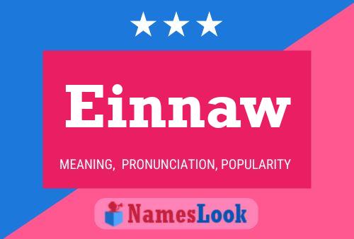 Einnaw Name Poster