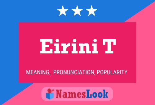 Eirini T Name Poster