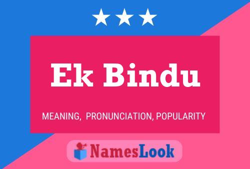 Ek Bindu Name Poster