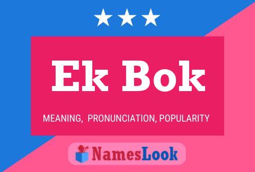 Ek Bok Name Poster