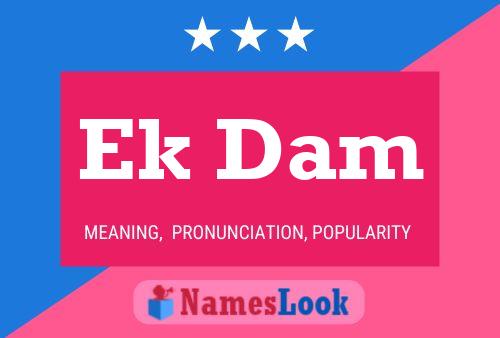 Ek Dam Name Poster