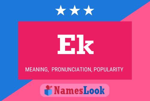 Ek Name Poster