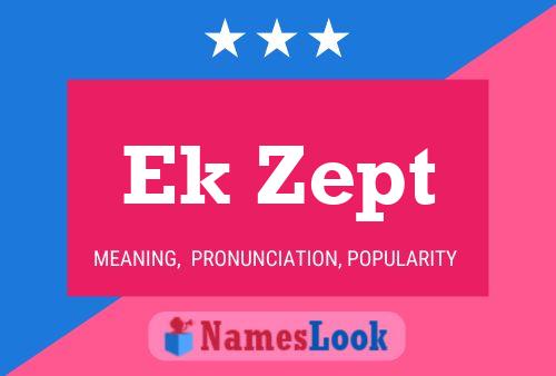 Ek Zept Name Poster