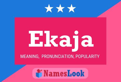 Ekaja Name Poster