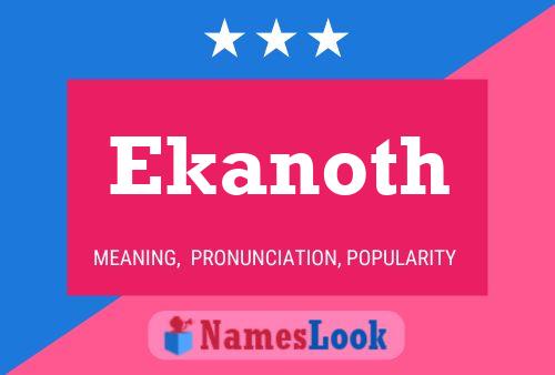 Ekanoth Name Poster