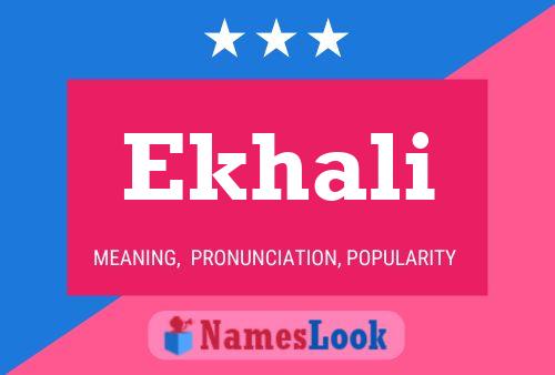 Ekhali Name Poster