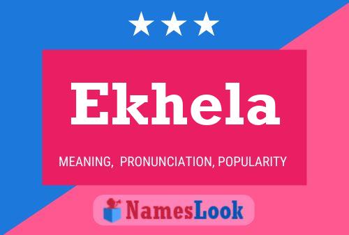 Ekhela Name Poster