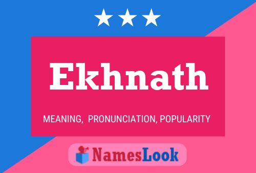 Ekhnath Name Poster