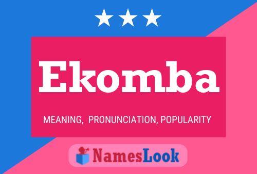 Ekomba Name Poster