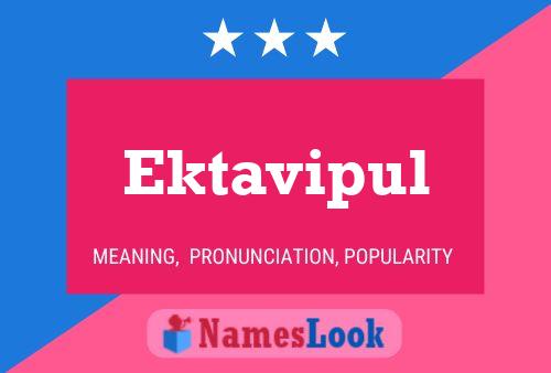 Ektavipul Name Poster