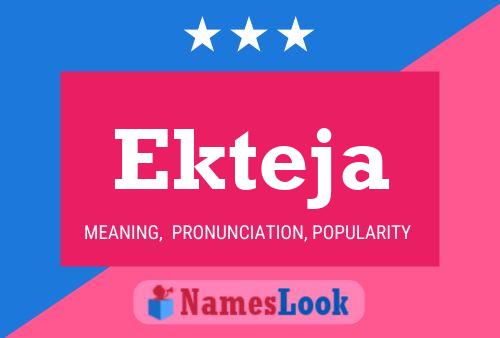 Ekteja Name Poster