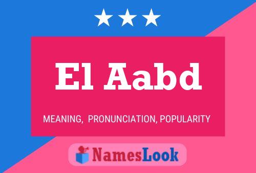 El Aabd Name Poster