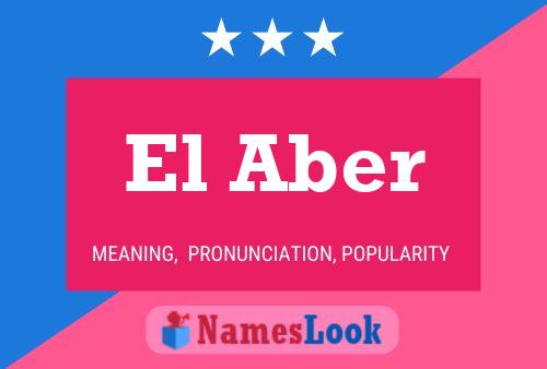 El Aber Name Poster