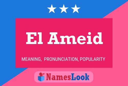 El Ameid Name Poster