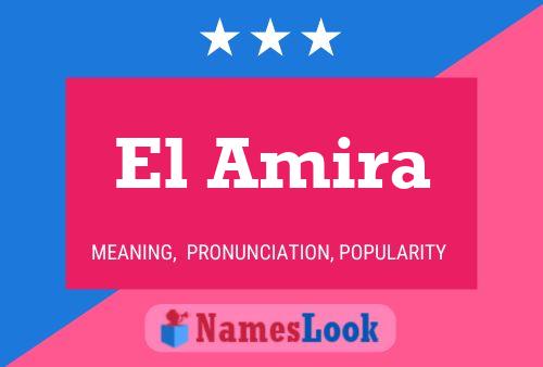 El Amira Name Poster