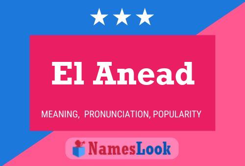 El Anead Name Poster