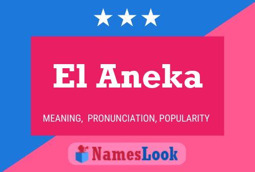 El Aneka Name Poster