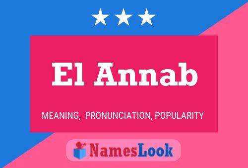 El Annab Name Poster