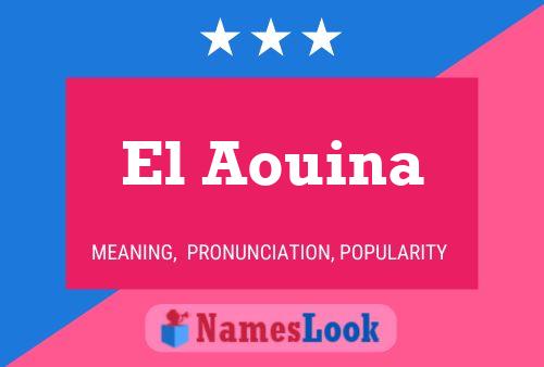 El Aouina Name Poster