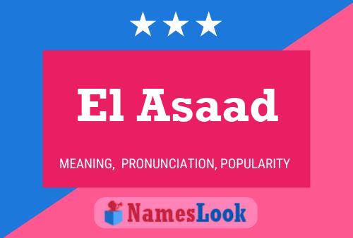 El Asaad Name Poster