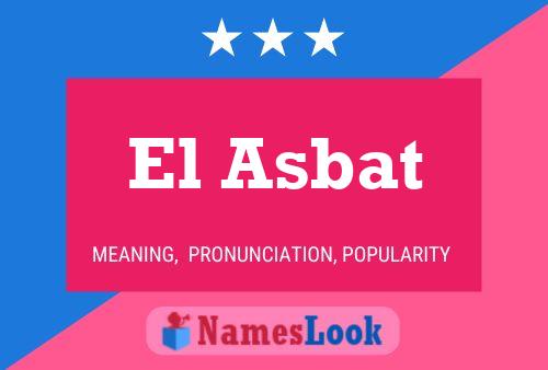 El Asbat Name Poster