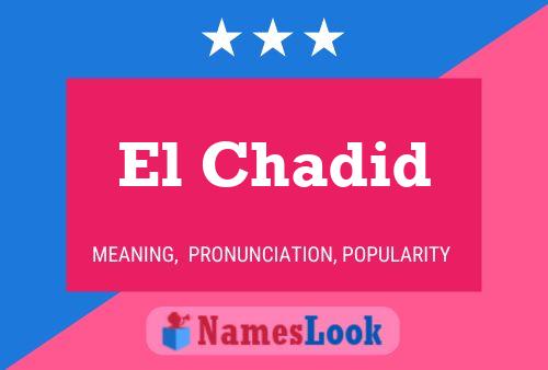 El Chadid Name Poster