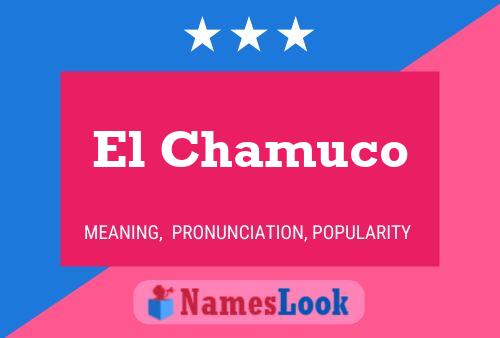 El Chamuco Name Poster