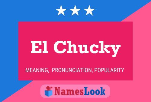 El Chucky Name Poster